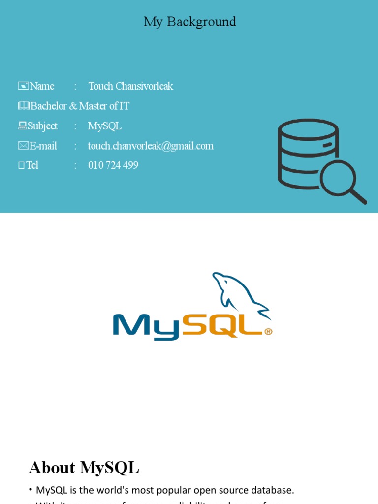 MySQL Installation and Overview Guide | PDF | Computers