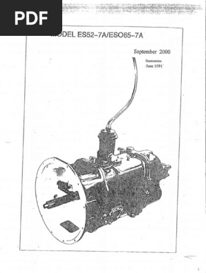 Spicer Es52 7a And Es065 7a Parts Manual