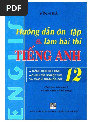 Hướng Dẫn On Tập Va Lam Bai Thi Tiếng Anh 12 Vĩnh Ba Pdf