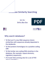 Database Similarity Searching: Irit Orr Shifra Ben Dor