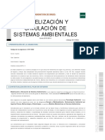 Modelización Y Simulación de Sistemas Ambientales