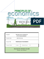 Modules ECO 413 (1) PRINCIPLES OF ECONOMICS