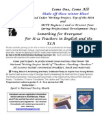 RCWP TotM 2011 Spring PD Flyer Overview