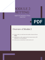 Module 2 - Setting