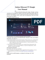 A2W Wireless Miracast TV Dongle User Manual: I. Product Instruction