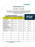 Informe Mensual Unitelec Sac HSE 01.03.2020-25.03.2020