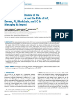 A Comprehensive Review of The COVID-19 Pandemic and The Role of IoT, Drones, AI, Blockchain, and 5G in Managing Its Impact