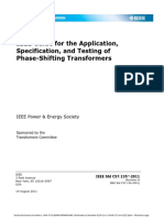 IEEE Guide For The Application, Specification, and Testing of Phase-Shifting Transformers