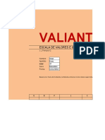 Valiant Excel 2010 Blanco