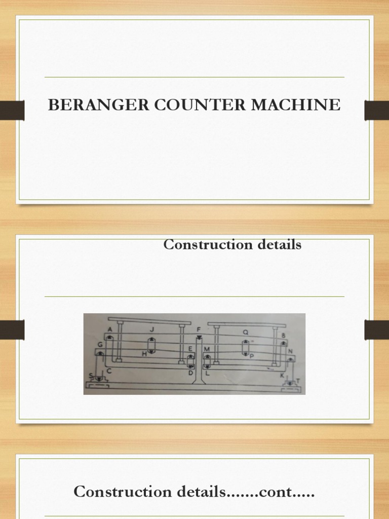 Counter Lever Beam Construction Details | PDF