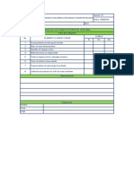 Inspección banda transportadora formato checklist