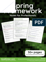 Spring Framework Notes for Professionals