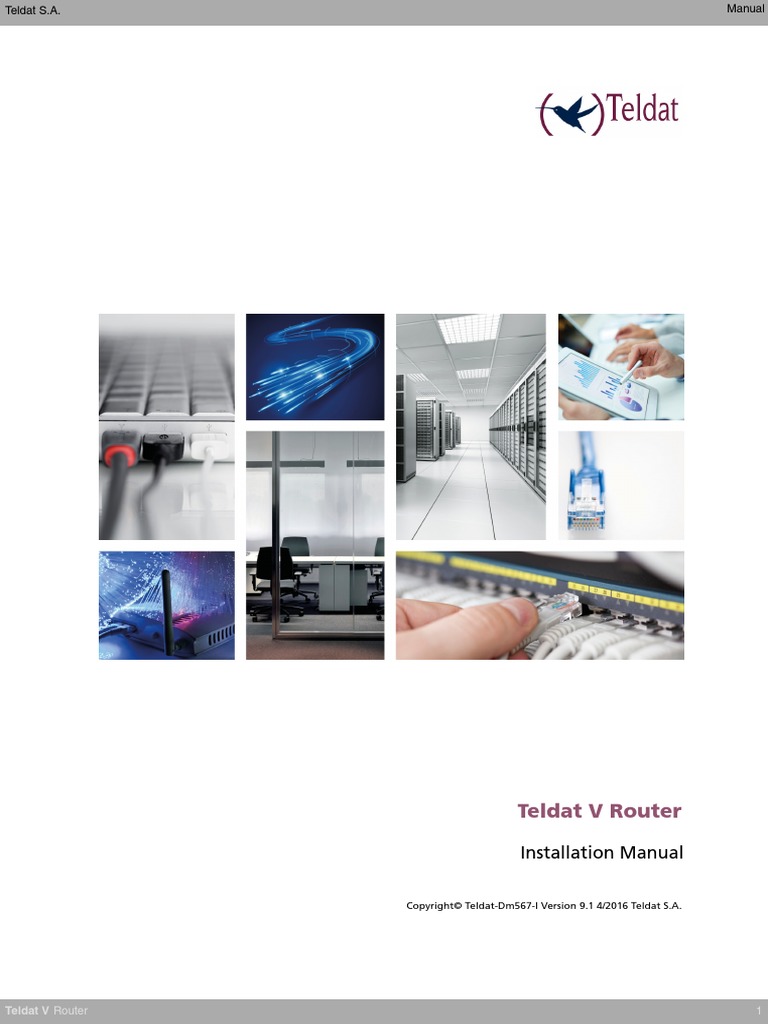 Teldat V Router: Installation Manual | PDF | Wi Fi | Network Switch