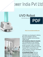 UVD Robot: (Disinfecting The Future)