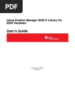 User'S Guide: Using Position Manager Biss-C Library On Iddk Hardware