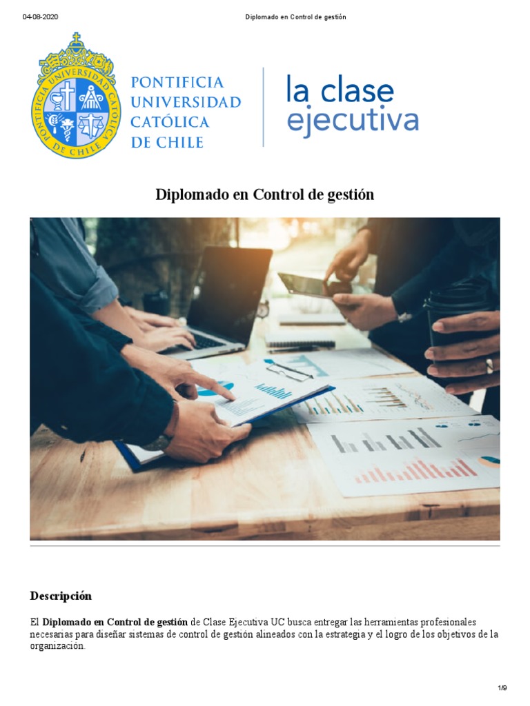 Diplomado en Control de Gestión UC | PDF | Gestión de la calidad ...