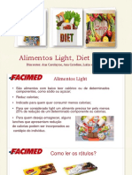 Alimentos Light, Diet e Zero PDF