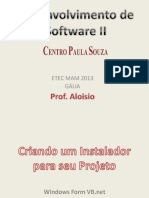 Visual Basic 2010 - Gerando um Projeto de InstalaÃ§Ã£o (Visual Studio I….pptx