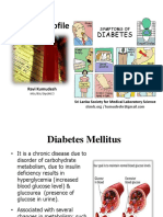Diabetic Profile: Ravi Kumudesh