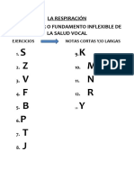 Ejercicios de Respiración Con Consonantes