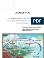 1 Clase Generalidades-Introducción-Conceptos Hidrológicos e Hidráulicos Fundamentales - DRENAJE VIAL