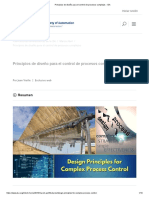 Principios de Diseño para El Control de Procesos Complejos - ISA