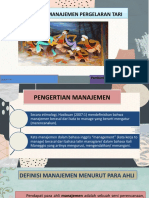 Prinsip Manajemen Pergelaran Tari