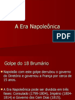 A Era NapoleÃ´nica