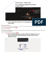 Microsoft Teams - Student Guide PDF