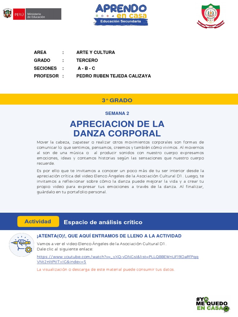 Danza Corporal: Expresión y Creatividad | PDF | Bailes | Las emociones