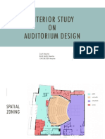Interior Study ON Auditorium Design: Zach Theatre BLUE BARN Theatre CHICHESTER Theatre