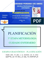 UPLA MCE 2019    11°  PLANIFICACION   NOC   2019    casos OBJETIVOS