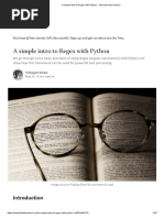 A Simple Intro To Regex With Python: You Have 2 Free Stories Left This Month