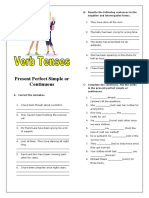 Present Perfect Simple Vs Continuous