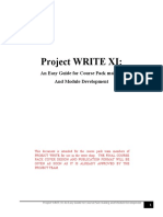 Course-Pack-Template For The Writers