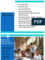 Proyecto Educativo Institucional: Aspectos Preliminares