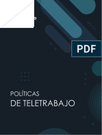 Plantilla Editable de Política de Teletrabajo