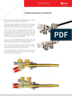 Orkli Ficha Técnica HID VALV TERMOST MONOTUBO Estandar