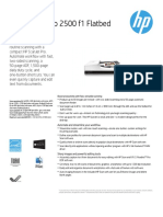 HP Scanjet Pro 2500 F1 Flatbed Scanner: Datasheet