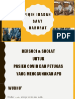 Fiqih Ibadah Disaat Darurat