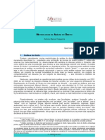 HESPANHA - Metodologia da Análise do Discurso Jurídico