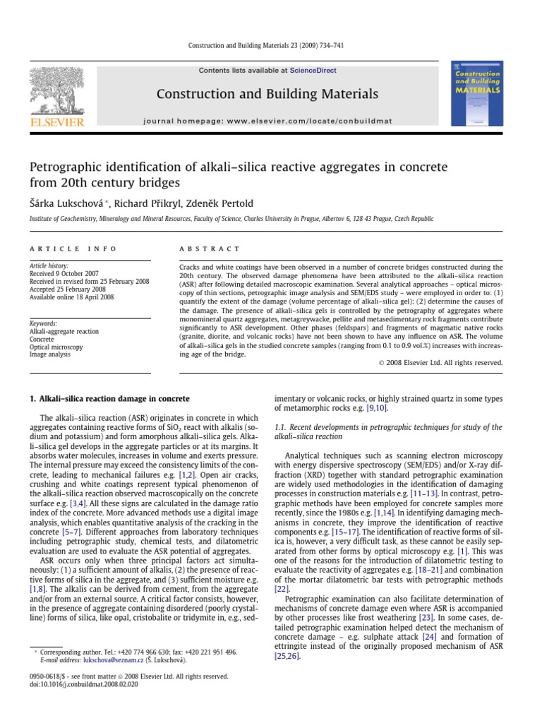 10 1016@j Conbuildmat 2008 02 020 PDF | PDF | Scanning Electron ...