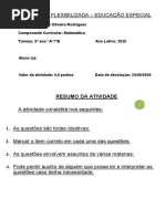 Módulo 2 - Números Reais e gráficos - Atividade flexibilizada 