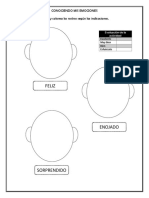 Conjunto de Actividades CONOCIENDO MIS EMOCIONES 1 PDF