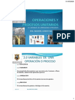 2- VARIABLES DE OPERACION