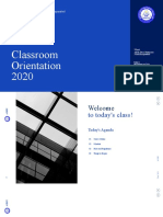 Classroom Orientation 2020: Adelle Grace Montessori School Incorporated