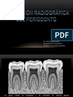 Examen Radiográfico Del Periodonto Sano y Enfermo