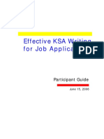KSA Writing For Job Apps PDF