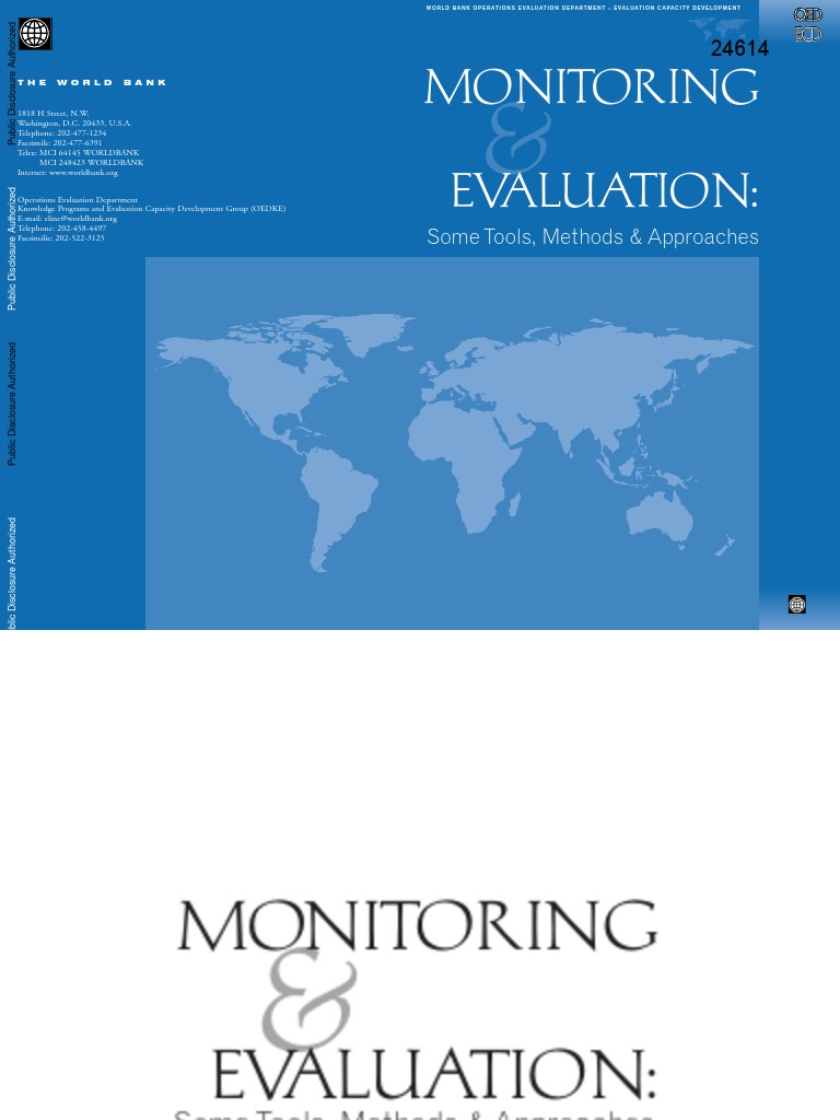 Monitoring and Evaluation | PDF | Survey Methodology | Cost–Benefit ...