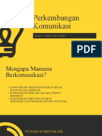 Perkembangan Komunikasi Kelompok 3